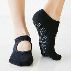 Yoga Socks Non Slip Pilates Massage Ballet Socks with Grip Exercise Cotton Gym