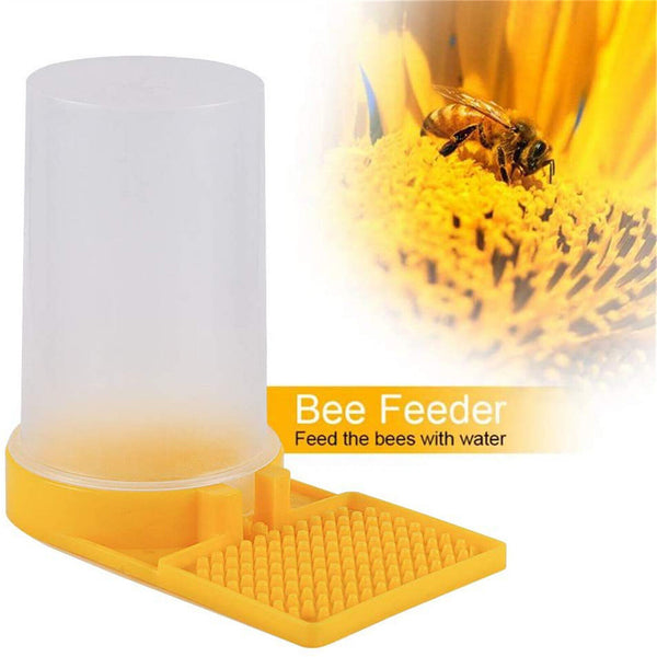 4PCS Bee Water Feeder Drinking Nest Cup Entrance Beekeeping Beekeeper Beehive AU