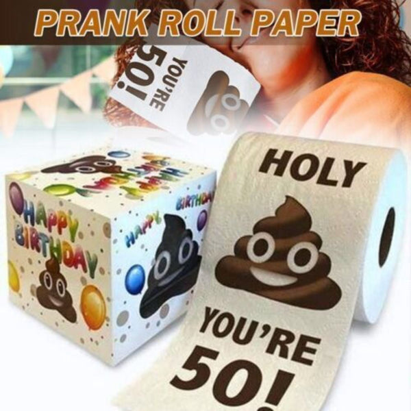 Funny Toilet Paper Roll Birthday Decoration Birthday Gifts for Women Men Gift AU