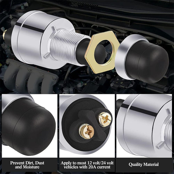 2x 12V Car Heavy Duty Switch Push Button Ignition Track Engine Start Starter AU