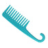 Blue Hair Comb Large Wide Tooth Comb Shower Curl Wet Bathroom Salon Anti-static - Lets Party