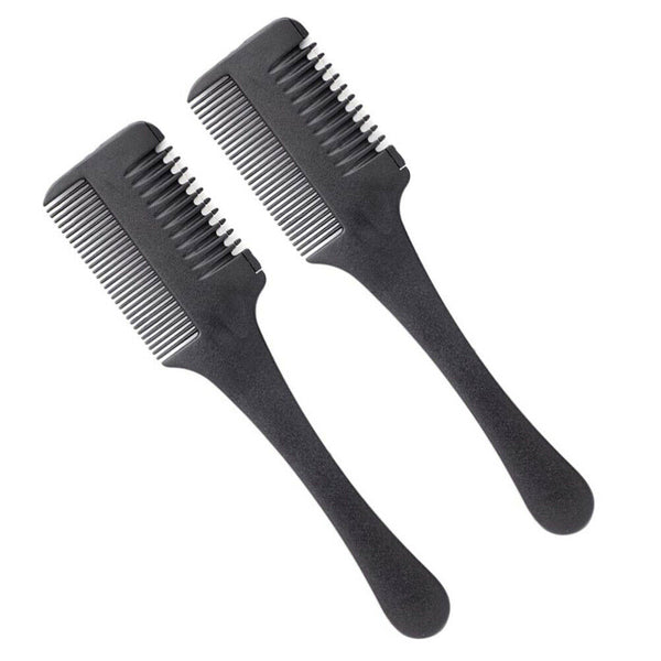 Double Side Hair Razor Thinning Comb Layer Shaaper Cutting Comb Razor Blades AU - Lets Party