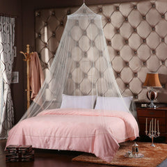Large White Mosquito Net Canopy Double Queen King Bed Fly Insect Protect No Door