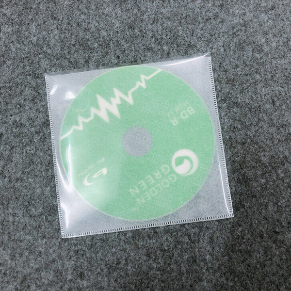PREMIUM 100X CD DVD Clear Plastic Sleeves + Sleeve Flap Hold 1 Disc Storage New