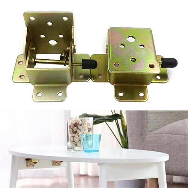 Folding Table Leg Brackets Fittings Self Lock Extension Foldable Hinge AU
