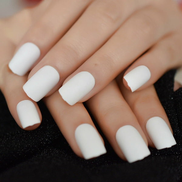 500Pcs Full Cover Nails Manicure Long Square False Finger tips Fake Nail Acrylic