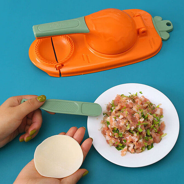 2in1 Dumpling Skin Chapati Maker Press Machine Wrapper Mould Handle Tools Pastry