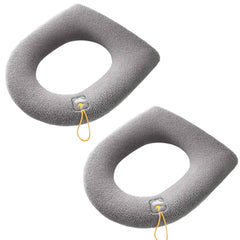 Soft Toilet Seat Bathroom Washable Warmer Cushion Mat Cover Pad Hook NEW Lid AU