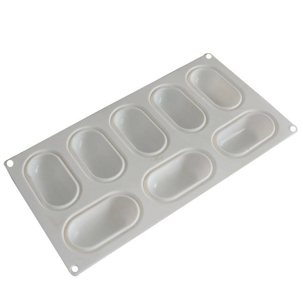 8 Holes Mousse Cake Flexible Silicone Mold Candy Chocolate Cake Jelly Mould AU