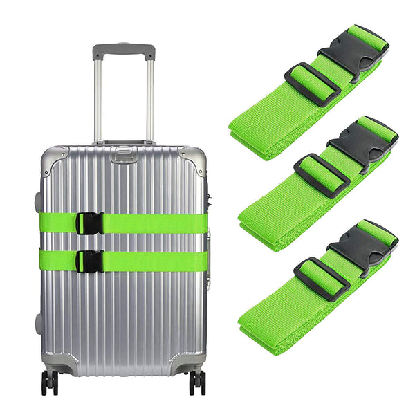 Travel Luggage Suitcase Bag Packing Secure Safe Strap Belt Lock 200cm 3 Colors