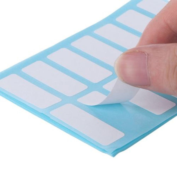 336pcs Self Adhesive Sticky White Blank Label Stickers Note Tag Craft 13x38mm AU