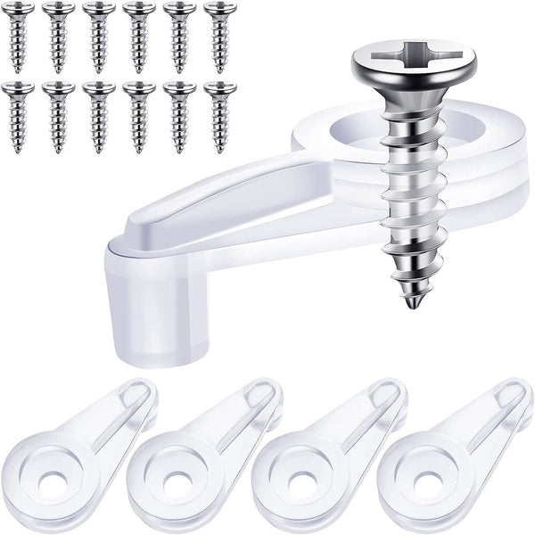 Glass Mirror Retainer Clips Cabinet Door Clips Mirrors Holder With Screw