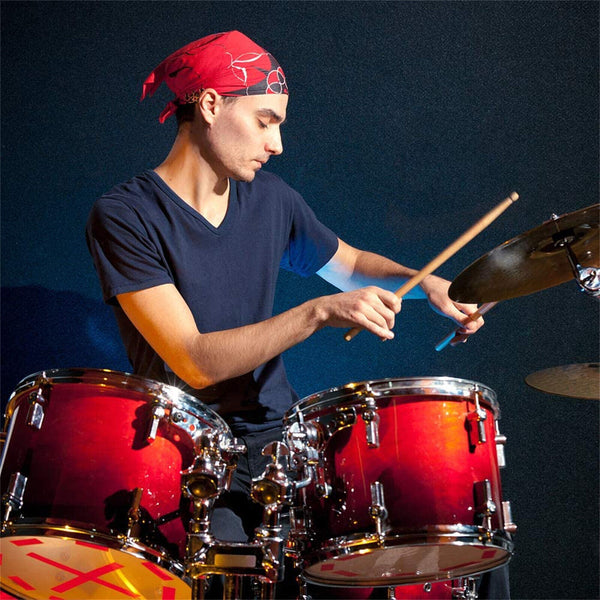 2Pair 5A Maple Wood Lightweight Endearing Music Oval Tip Drumsticks Drum Sticks