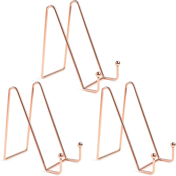 15CM Iron Display Stand Dish Rack Plate Bowl Picture Frame Book Pedestal Holder