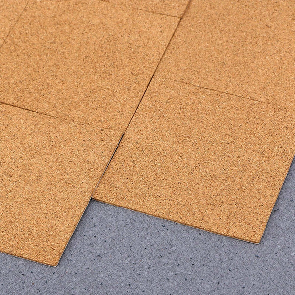 20PCS Self-Adhesive Cork Coasters Cork Mats Cork Backing Sheets Coasters DIY AU