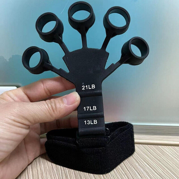 Finger Exerciser Strength Gripper Forearm Trainer Hand Grip Strengthener Therapy