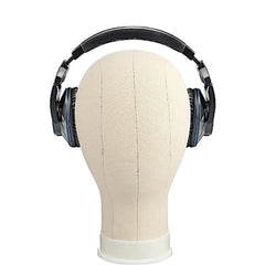 22" Canvas Mannequin Model Cork Head Block Hat Wig Styling Plate Bottom Clamp AU