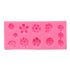 2X Silicone Flower Fondant Mold Cake Chocolate Baking Mould 3D Sugarcraft Decor
