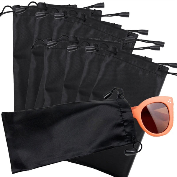 5 Pieces Soft Carry Bag Sunglasses Reading Case Microfibre Soft Glasses Pouch AU