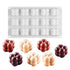 6/15 Cavities 3D Cube Candle Mould Silicone Wax Bubble Cake Dessert Plaster Mold