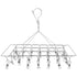 30 Pegs Stainless Steel Hanger Airer Dryer Rack Laundry Sock Underwear Clothes