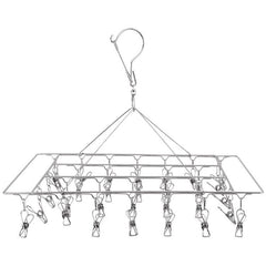 Sock Hanger – 30 Peg Stainless Steel Underwear Airer Rack