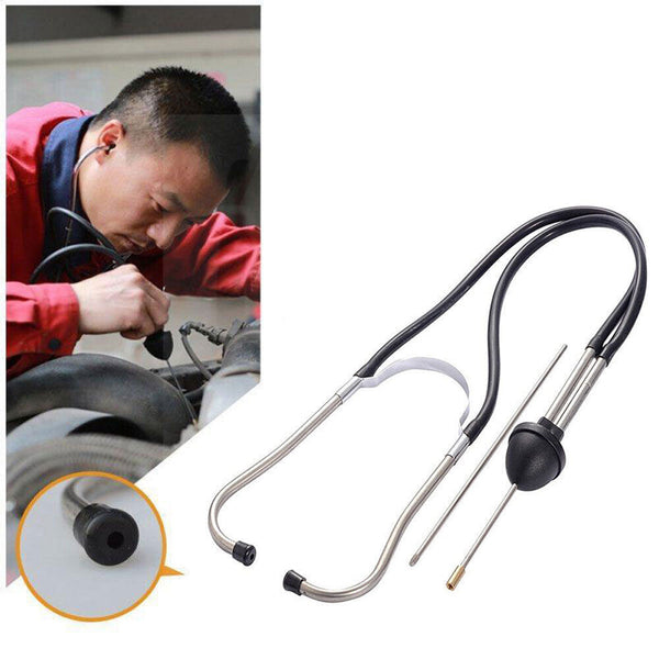 Dual Tube Car Engine Sound Diagnostic Tool Mechanic's Stethoscope Automotive AU