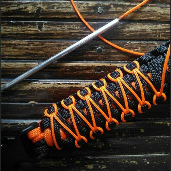 6 pcs Stainless Steel Paracord Bracelet Fid Lacing Stitching Needles Tool Set AU