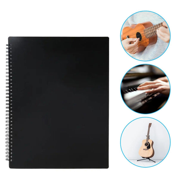 A4 Music Score Holder Paper Sheet Document Storage File Organizer 20Pages