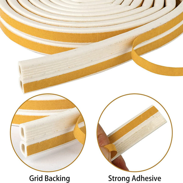 5M Rubber Seal Weather Strips Tape Door Window Draught Excluder Self Adhesive AU