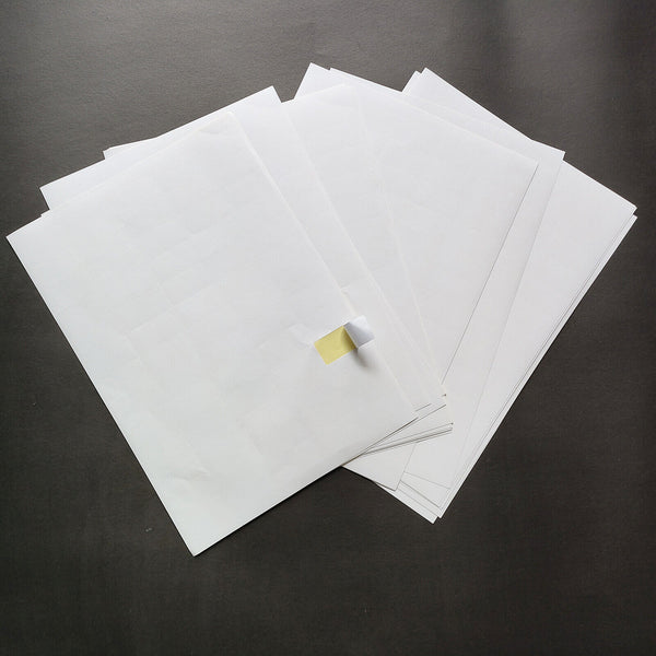 1300pcs Self Adhesive Labels Stickers White Blank School Office Tag 20 Sheets AU