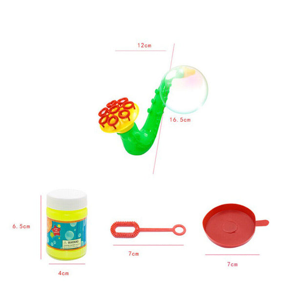 Water Blowing Toys Toy Child Bubble Kids Random Outdoor Soap Blower Color