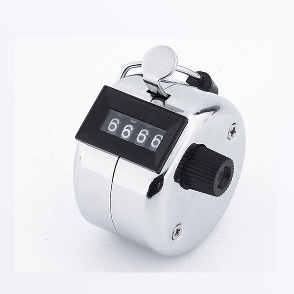 High Quality Tally Counter 4 Digit Number Clicker Hand Held Manual