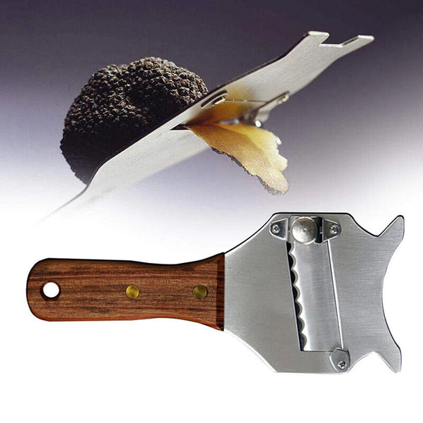 Stainless Steel Truffle Cheese Slicer Adjustable Wavy Blade Chocolate Shaver