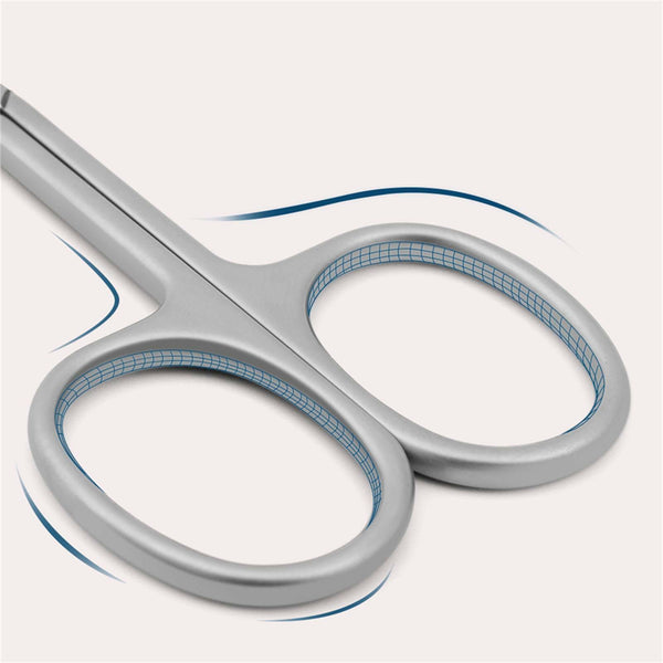 Small Sliver Manicure Eyebrow Nose Eyelash Cuticle Nail Scissors Curved Trimming