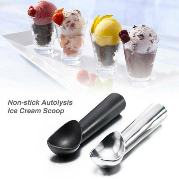 Ice Cream Scoop Non Stick Professional Polished Anti-Freeze Aluminium Spoon Tool