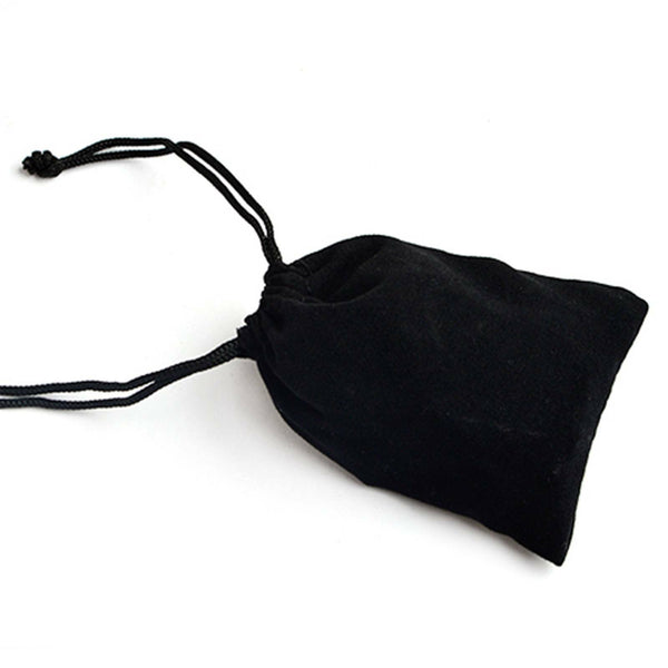 UP 300X Velvet Jewellery Gift Bag Wedding Favour Drawstring Pouch 10*14cm Black