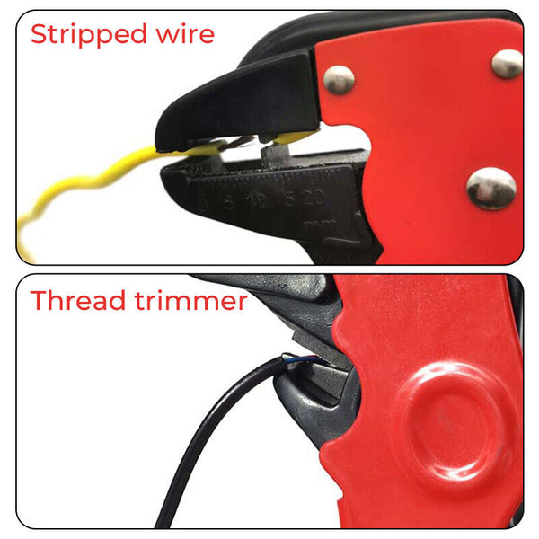 4Styles Wire Stripper Pliers Multifunctional Electric Cable Stripper Crimper AU