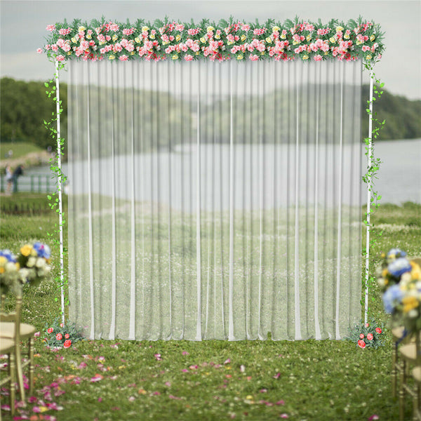 3x6M Square Wedding Arch Backdrop Sign Stand Party Flower Decoration Background