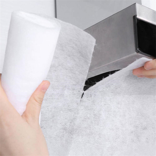 Range Hood Filter Paper Roll Oil Absorbing Segmented Kitchen Cook Cleaner