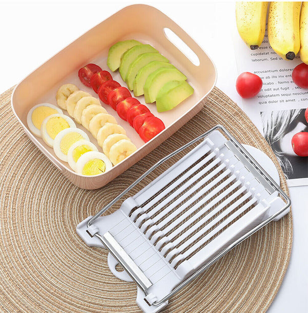 Stainless Steel Slicer Egg Vegetable Cheese Luncheon Meat Cutter Blade Wire AU