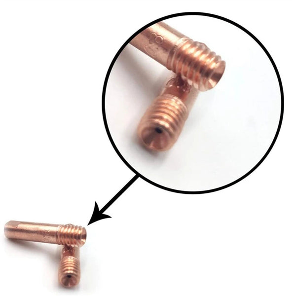 20PCS Nozzles Contact Tips Holders MIG Welder Consumable Welding Tools 0.8mm New