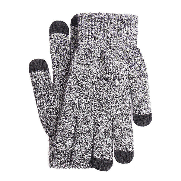 1/2pairs Women Men Warm Touch Screen Soft Wool Winter Gloves Warmer Mobile Phone