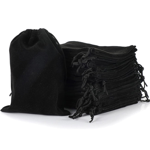 10-100X 5x7cm Velvet Pouch Drawstring Bags Wedding Favours Gift Party Jewellery