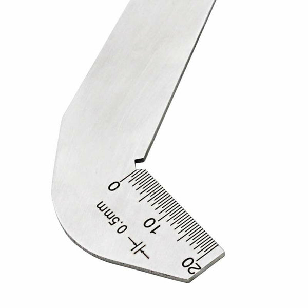 2PCS 118 Degree Drill Bit Gauge Sharpening Angle Inspection Stainless Steel Tool