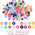 6mm Jewelry Making Kit Flat Round Polymer Clay Beads DIY Bracelet Craft Supplie