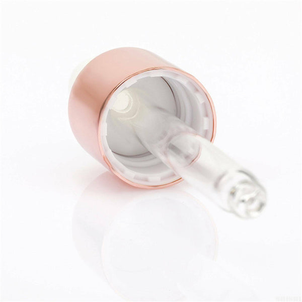 10pcs Glass Dropper Bottles Eye Pipette Roller Sprayer Essential Oils pink AUSTO