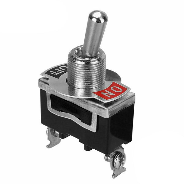 10x Waterproof Toggle Flick Switch 250V ON/OFF Car Dash Light Metal 12 Volt Boot