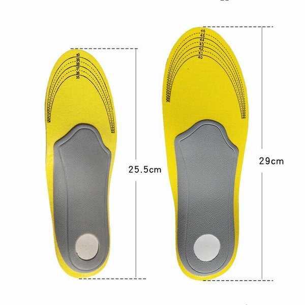 Orthotic Shoe Insoles Arch Support Pain Relief Orthopedic Inner Sole Men/Women - Lets Party