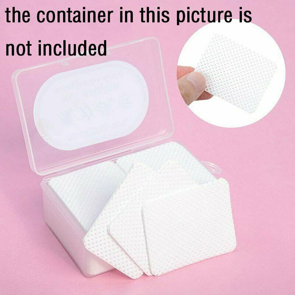 200Pcs Lint-Free Nail Wipes Meltblown Pads Soft  Nail Polish Wipes Remover Tools